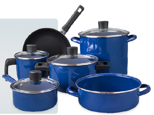 BATERÍA ALBANIA 10 PZAS AZUL